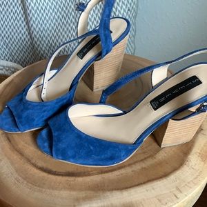 Steven by Steve Madden Suede Chunky Heel